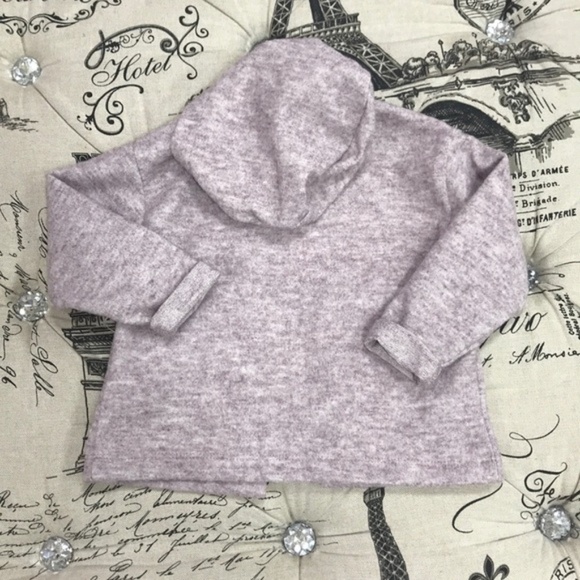 7 For All Mankind Baby Hooded Marled Earth Jacket - Picture 5 of 6